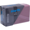 Блок для йоги Starfit YB-201 EVA, 22,8х15,2х10 см пыльная роза