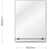 Зеркало для ванной  Алмаз-Люкс Е-469