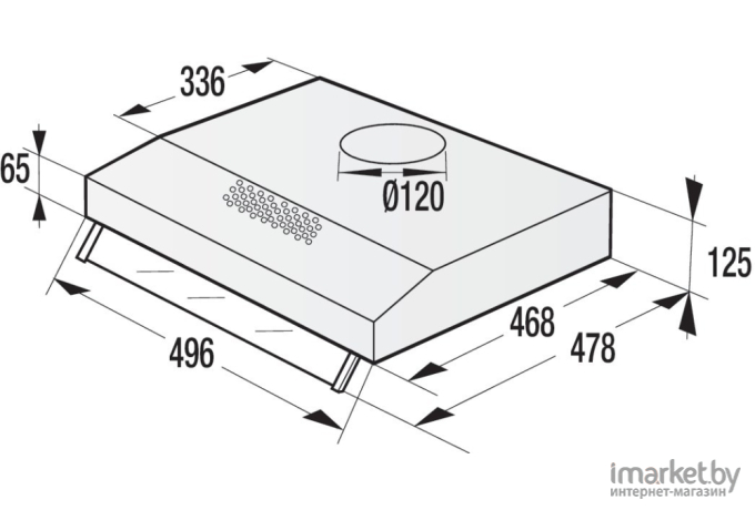 Вытяжка Gorenje WHU529EW/M [733081]