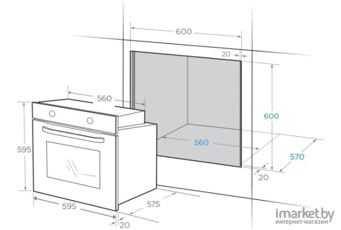 Духовой шкаф Midea MO68100GI