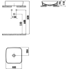 Умывальник Creavit Ultra 40 [UL040-00CB00E-0000]