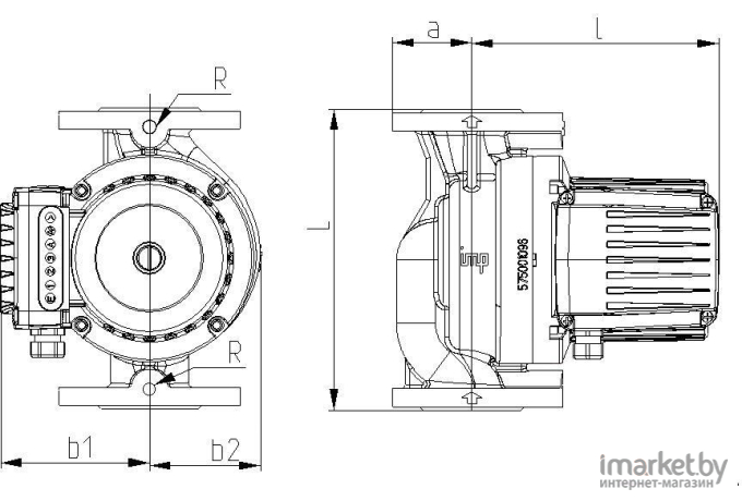 Циркуляционный насос IMP Pumps GHNMbasic II 50-120 F