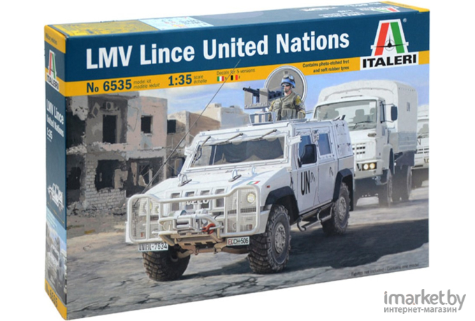 Сборная модель Italeri Многоцелевой бронированный автомобиль LMV Lince ООН [6535]