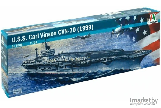 Сборная модель Italeri Американский авианосец U.S.S. Carl Vinson CVN-70 [5506]