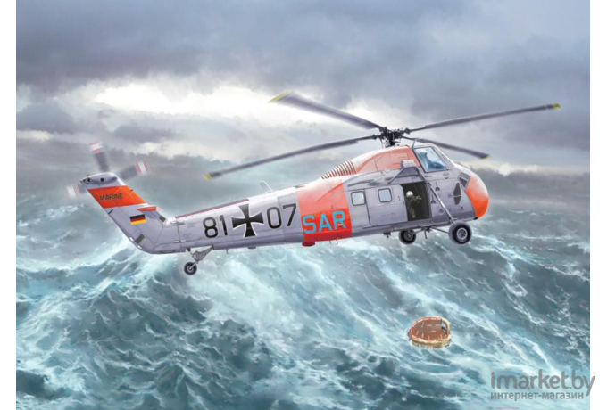 Сборная модель Italeri Американский транспортный вертолет H-34G.III/UH-34J [2712]