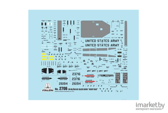 Сборная модель Italeri Вертолет UH-60/MH-60 Night Raid [2706]