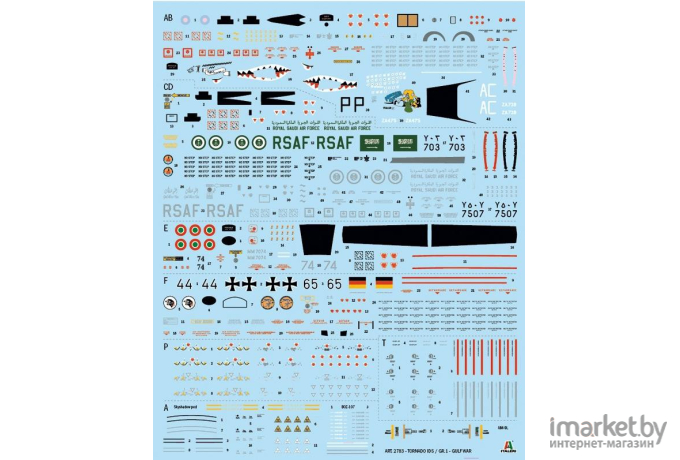 Сборная модель Italeri Истребитель Tornado GR.1/IDS [2783]