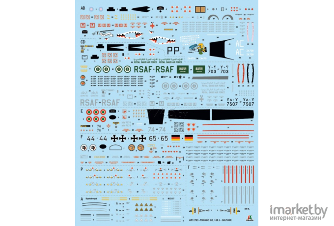 Сборная модель Italeri Истребитель Tornado GR.1/IDS [2783]