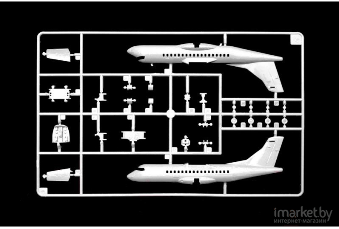 Сборная модель Italeri Пассажирский двухмоторный турбовинтовой самолет ATR 42-500 [1801]