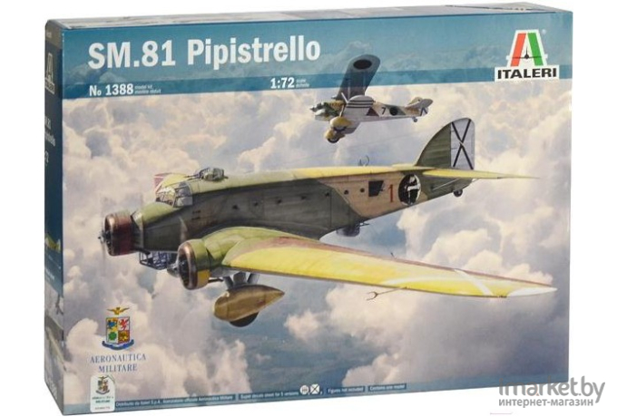 Сборная модель Italeri Итальянский бомбардировщик SM.81 Pipistrello [1388]