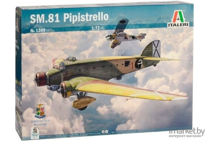 Сборная модель Italeri Итальянский бомбардировщик SM.81 Pipistrello [1388]