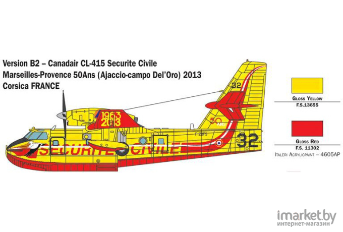 Сборная модель Italeri Самолет Canadair CL-415 [1362]