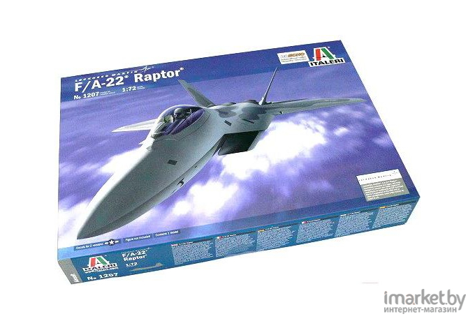 Сборная модель Italeri Многоцелевой истребитель F-22 Raptor [1207]