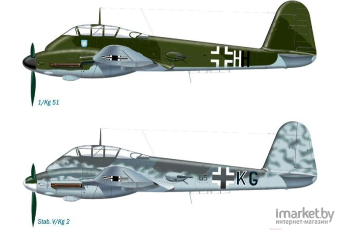 Сборная модель Italeri Истребитель-бомбардировщик Me 410 Hornisse [074]