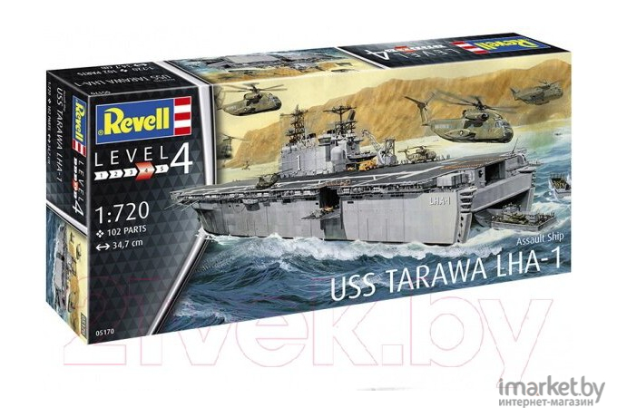 Сборная модель Revell Десантный корабль USS Tarawa LHA-1 [5170]