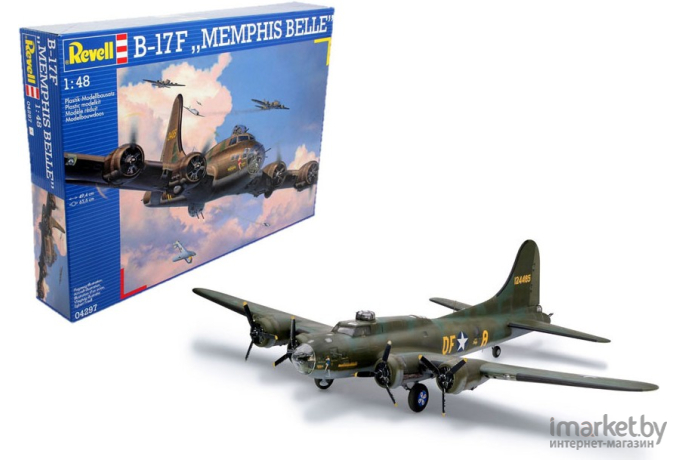 Сборная модель Revell Американский бомбардировщик Boeing-17F Memphis Belle [04297]