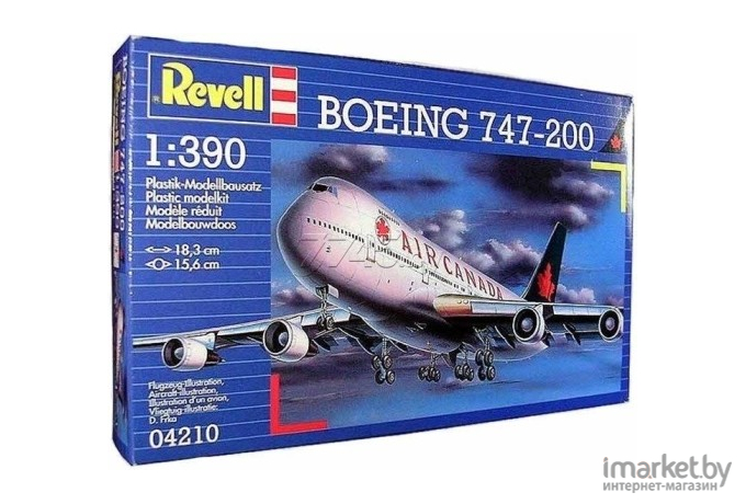 Сборная модель Revell Пассажирский самолет Boeing 747-200 Air Canada [04210]