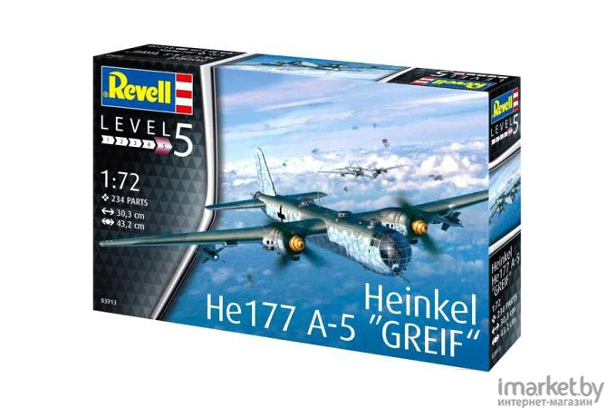 Сборная модель Revell Тяжелый бомбардировщик Heinkel He177 A-5 Greif [03913]