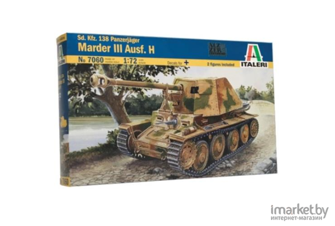 Сборная модель Italeri Немецкий истребитель танков Panzerjäger Marder III Ausf. H [7060]