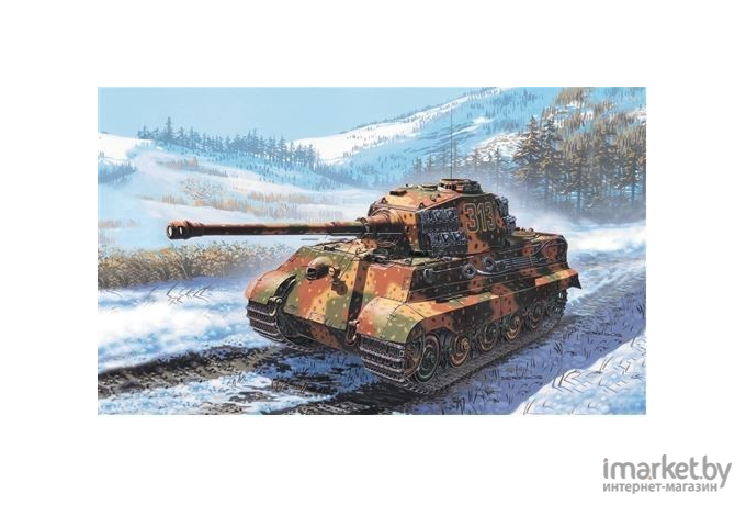 Сборная модель Italeri Немецкий тяжелый танк Sd. Kfz. 182 King Tiger [7004]
