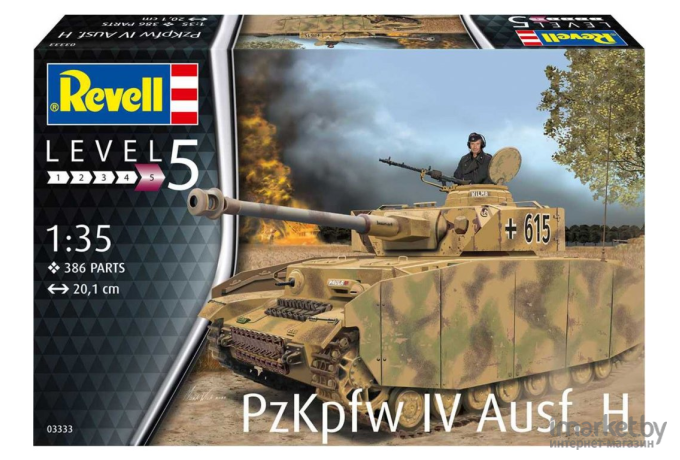 Сборная модель Revell Немецкий средний танк Panzer IV Ausf. H [3333]