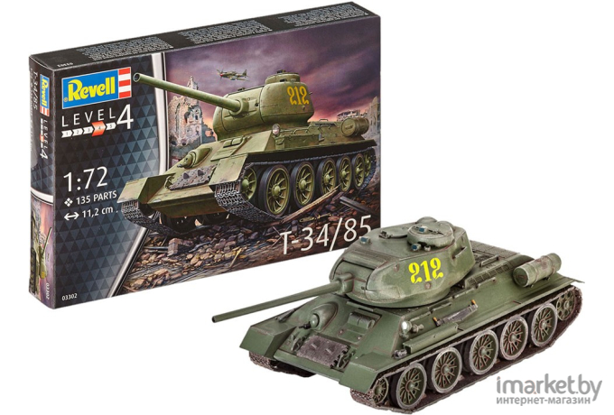 Сборная модель Revell Советский танк Т-34/85 [03302]