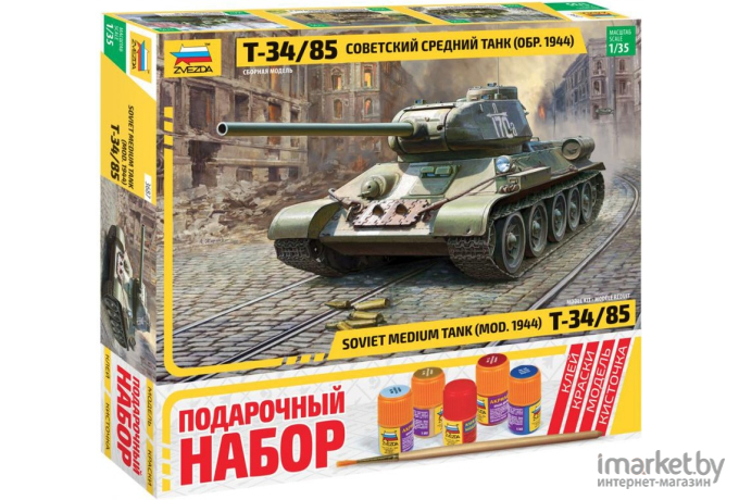 Сборная модель Revell Советский танк Т-34/85 [03302]