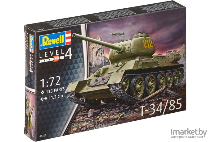 Сборная модель Revell Советский танк Т-34/85 [03302]