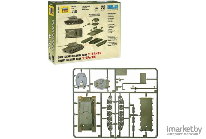 Сборная модель Revell Советский танк Т-34/85 [03302]