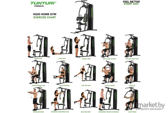 Мультистанция Tunturi Home Gym HG20 [17TSHG2000]