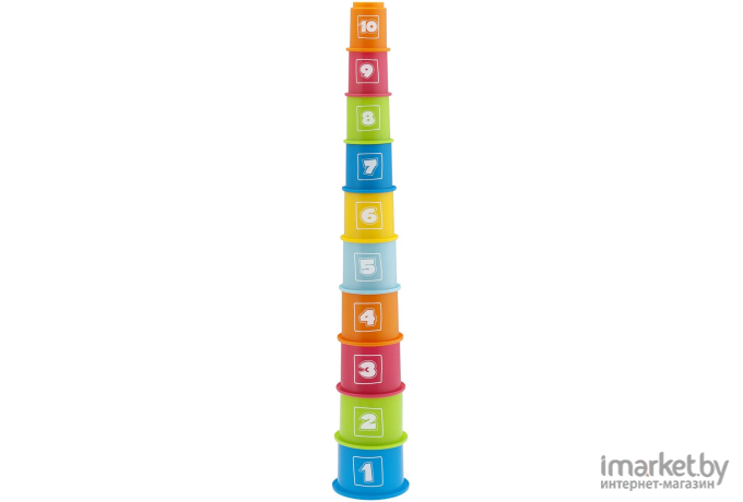 Развивающая игрушка Chicco Baby Classic Занимательная пирамидка с цифрами 340728191 [00007511000000]
