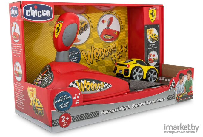 Машинка Chicco Ferrari Launcher с пусковой установкой 340728198 [00009565000000]