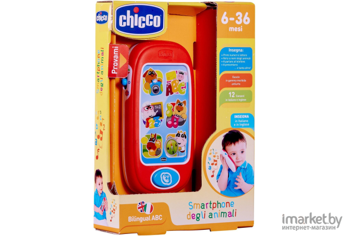 Развивающая игрушка Chicco Говорящий смартфон АВС 340628068 [00007853000180]