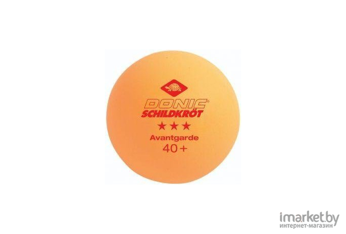 Мячи для настольного тенниса Donic Schildkröt 3* Avantgarde (6 шт.) оранжевый