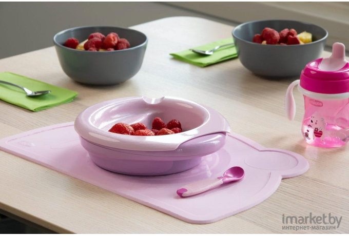 Ложка для кормления Chicco Babys First Spoon 340728293 розовый [00016100100000]