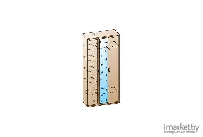 Шкаф Лером Карина ШК-1031-СЯ снежный ясень