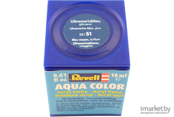 Краска для рисования Revell Aqua Color 18 мл синий ультрамарин глянцевый [36151]