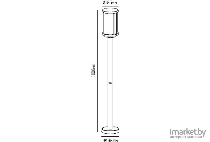 Торшер Arte Lamp A1036PA-1BK