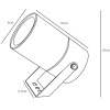 Уличный настенный светильник Arte Lamp A3303AL-1WH