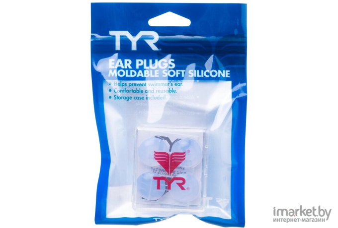 Беруши Tyr Soft Silicone Ear Plugs белый [LEP/101]