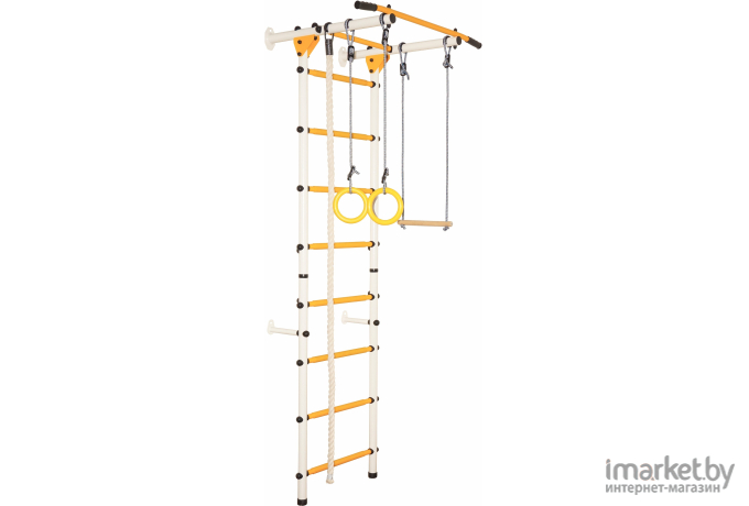 Детский спортивный комплекс Юный Атлет Пристенный-Лайт белый [СГ000004012]