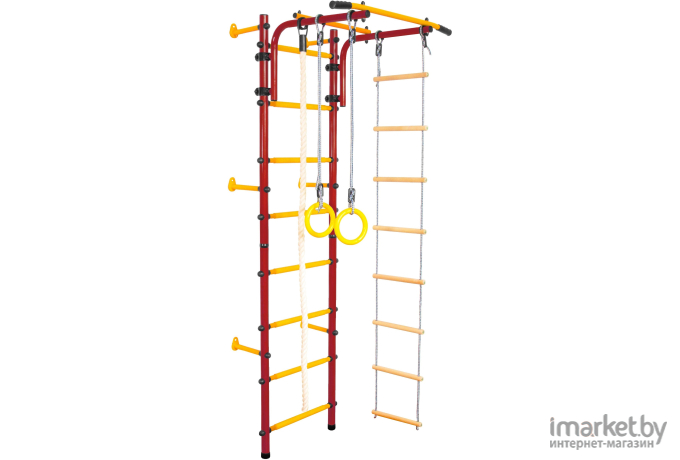 Детский спортивный комплекс Юный Атлет Пристенный красный [СГ000004019]