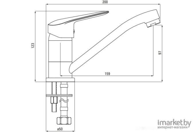 Смеситель Deante Boro BMO 026M