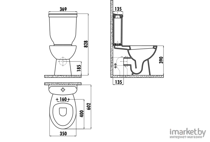 Унитаз Creavit Sedef [SD318-00CB00E-0000]