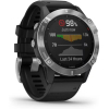 Умные часы Garmin Fenix 6 Solar серебристый/черный [010-02410-00]