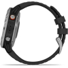 Умные часы Garmin Fenix 6 Solar серебристый/черный [010-02410-00]