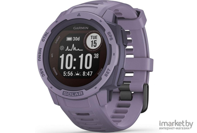 Умные часы Garmin Instinct Solar орхидея [010-02293-02]