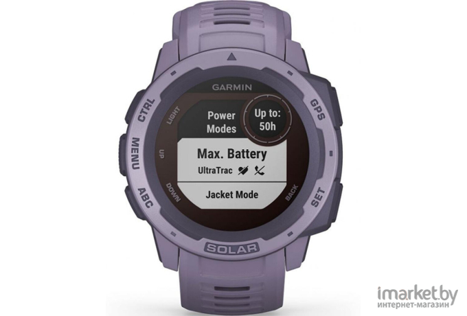 Умные часы Garmin Instinct Solar орхидея [010-02293-02]