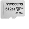 Карта памяти Transcend microSDXC 512Gb Class10  + adapter [TS512GUSD300S-A]