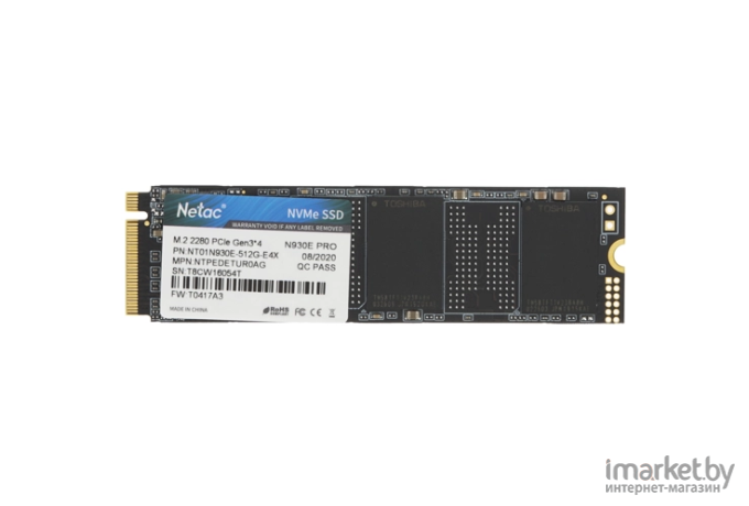 SSD диск Netac 512Gb N930E Pro Series [NT01N930E-512G-E4X]